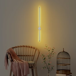 Opviq Sword - 13486 Lámpara de pared blanca de metal